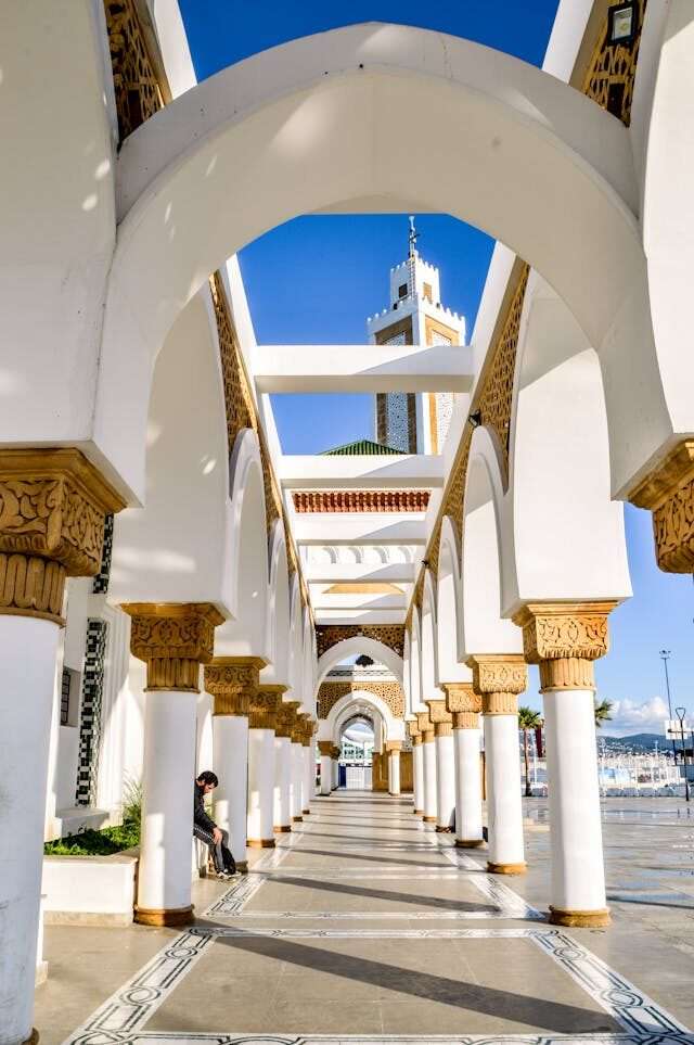 Explore the Grand Mosque of Tangier during your 10 days Morocco tour, where history, architecture, and spirituality converge in the heart of this coastal city.